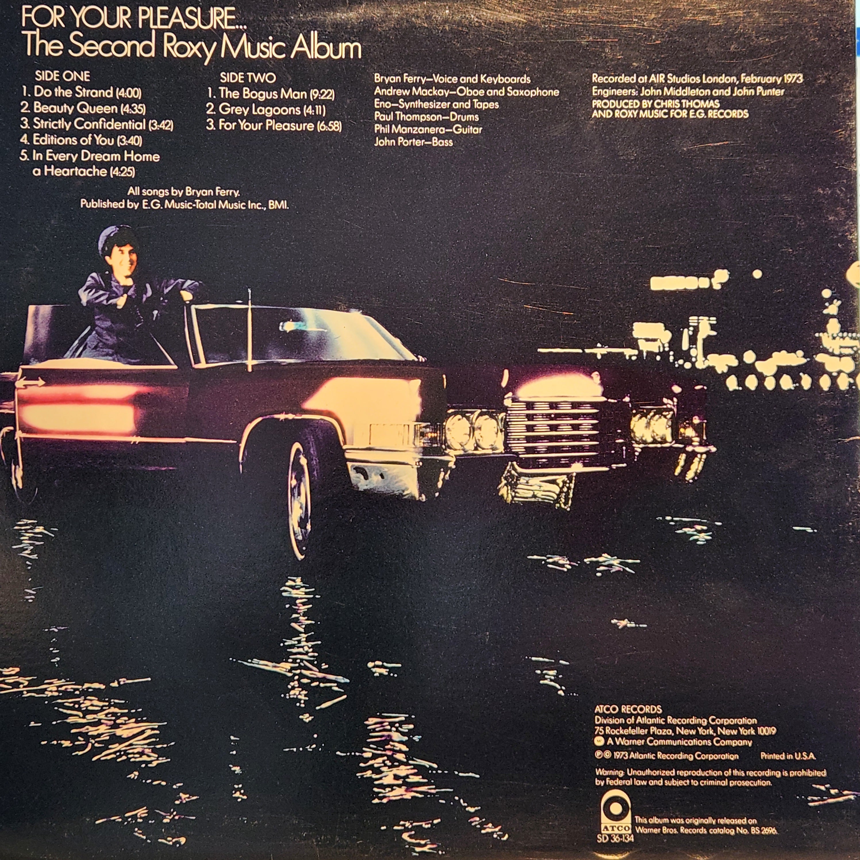 Roxy Music - For Your Pleasure – Static ATX