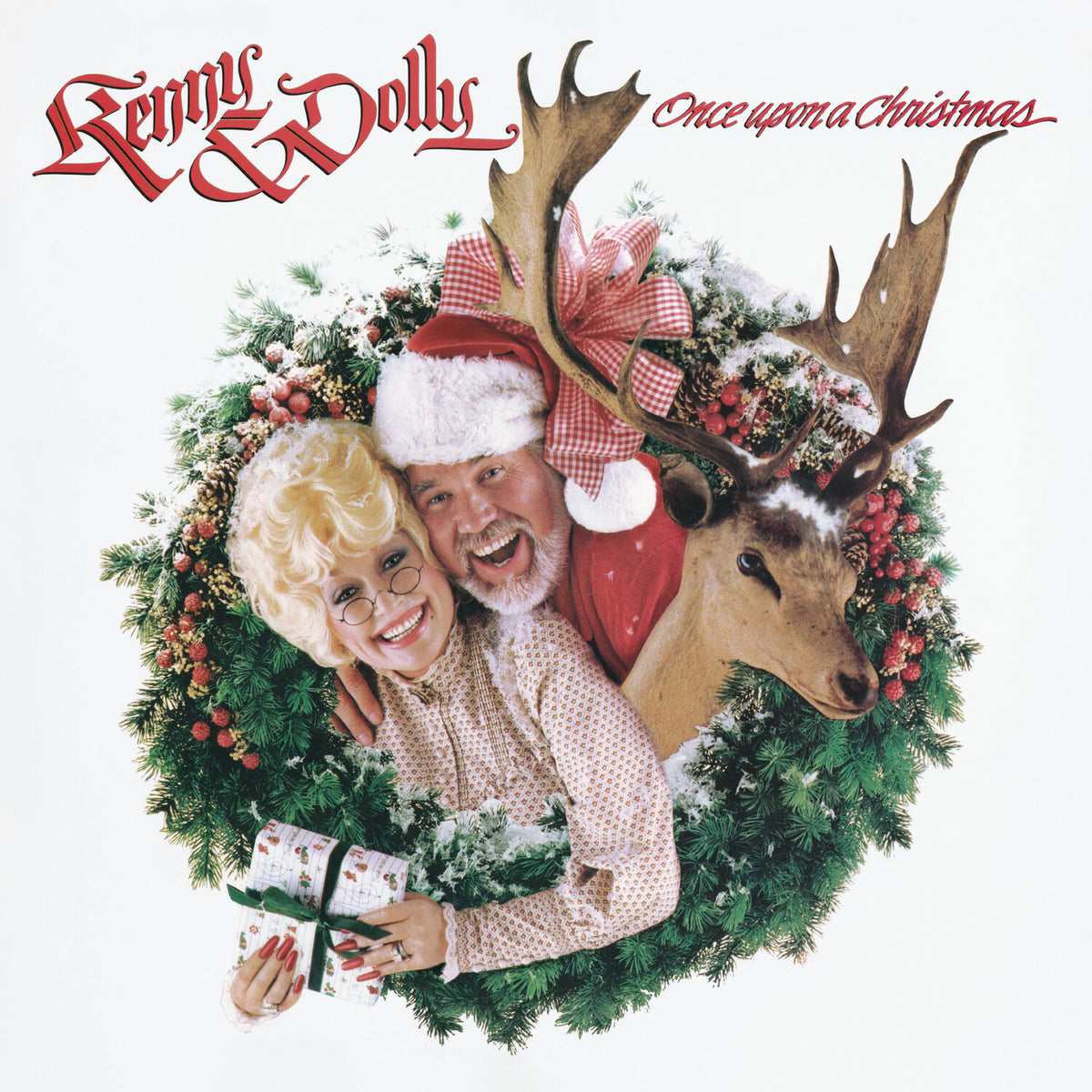 Kenny Rogers and Dolly Parton Once Upon a Christmas album cover