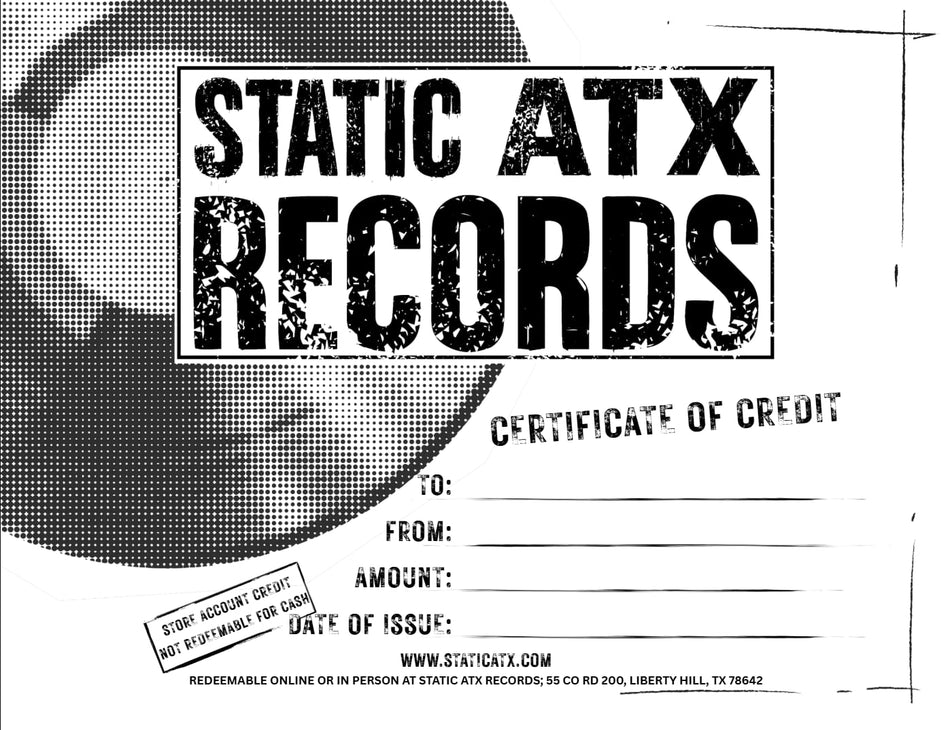 Static ATX Records Gift Card