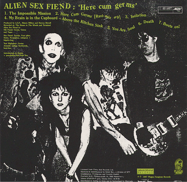 Alien Sex Fiend - Here Cum Germs ['87 German]