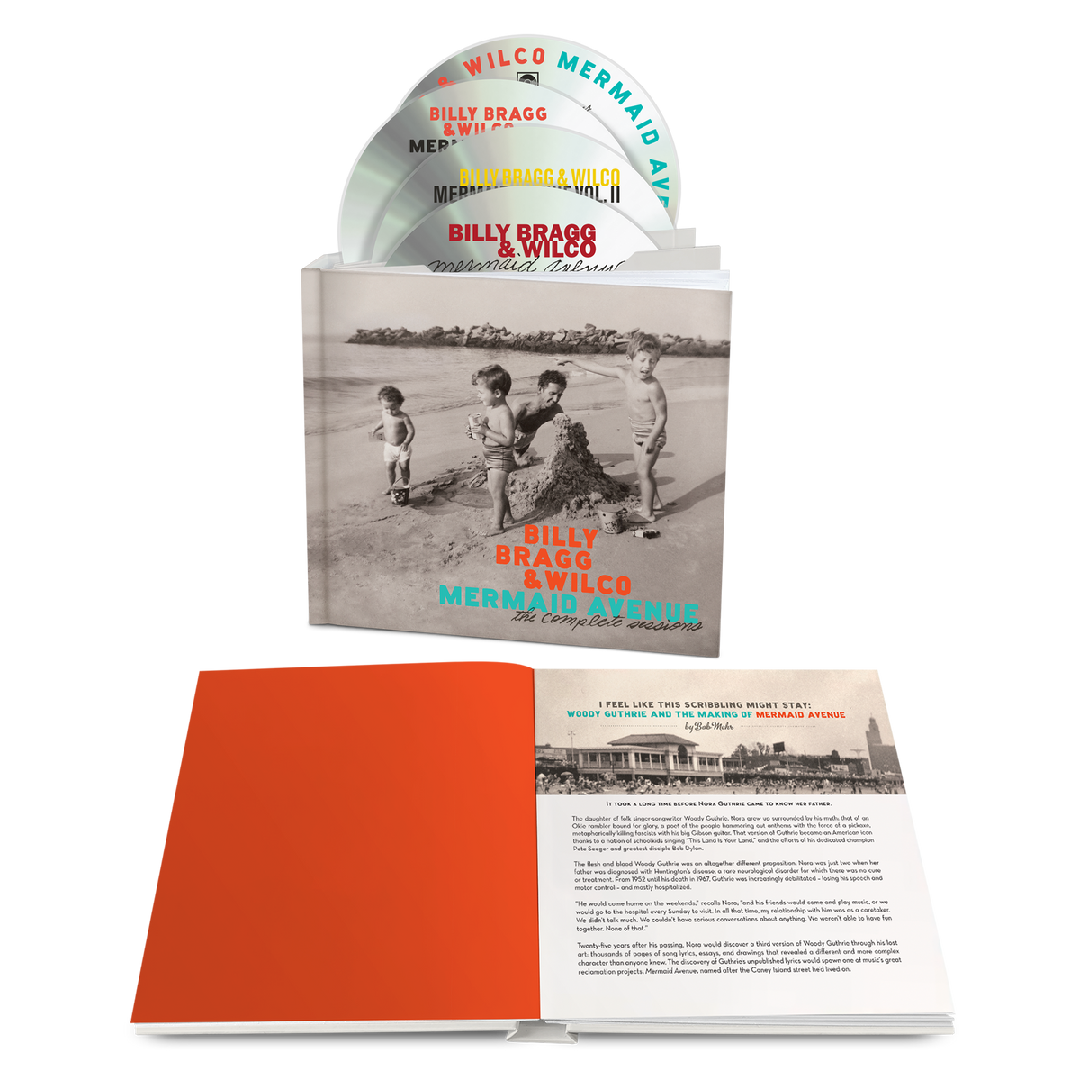 Billy Bragg & Wilco - Mermaid Avenue: The Complete Sessions 4CD set and book
