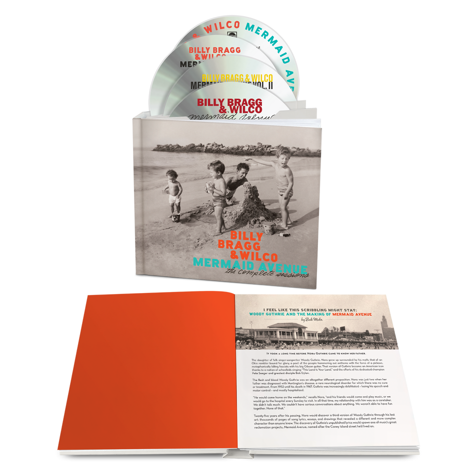 Billy Bragg & Wilco - Mermaid Avenue: The Complete Sessions 4CD set and book