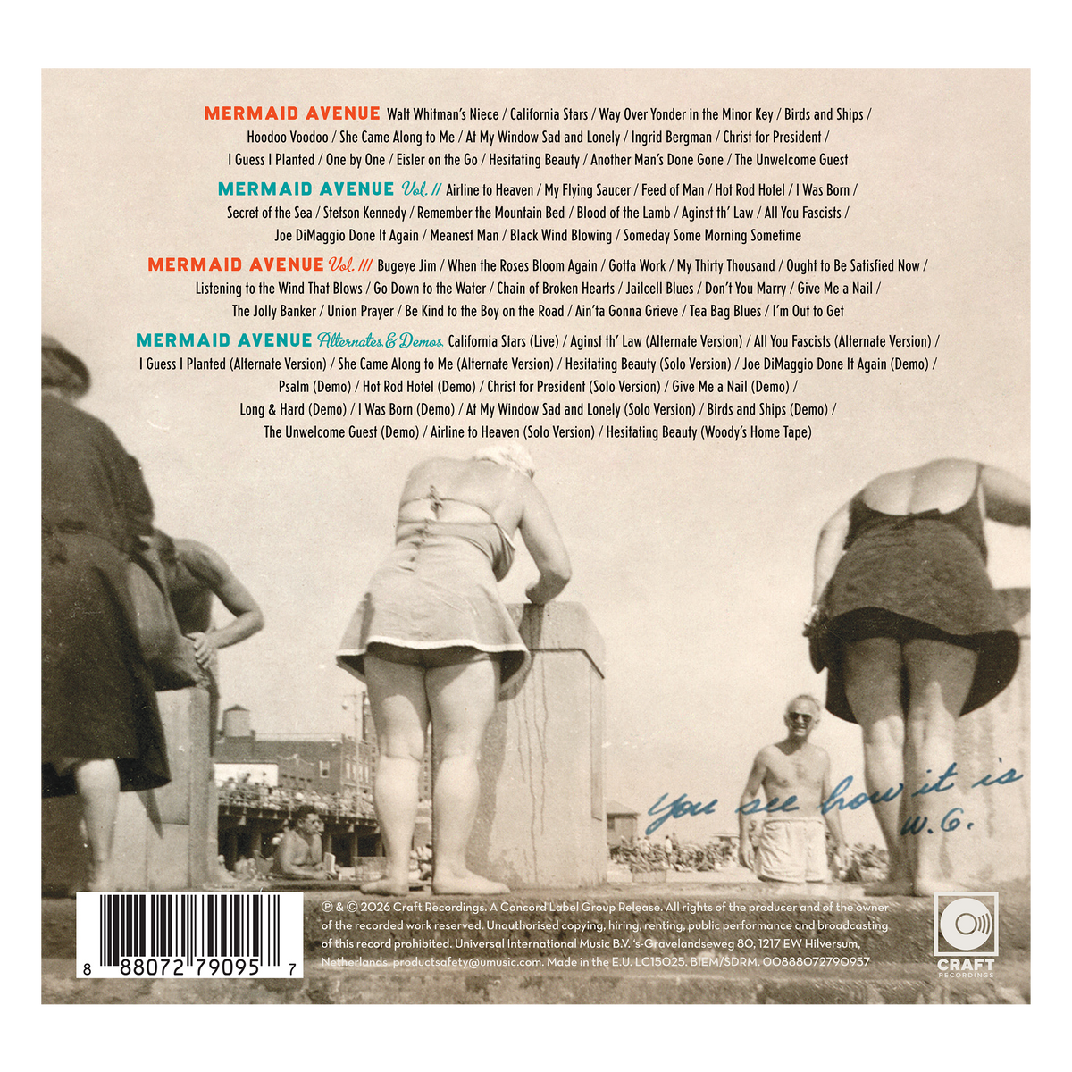 Billy Bragg & Wilco - Mermaid Avenue: The Complete Sessions 4CD back