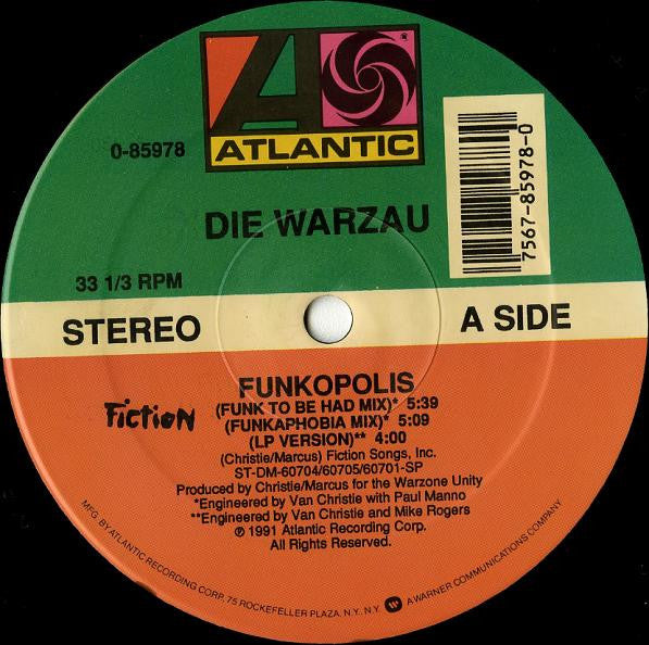 Die Warzau - Funkopolis ['91 US]