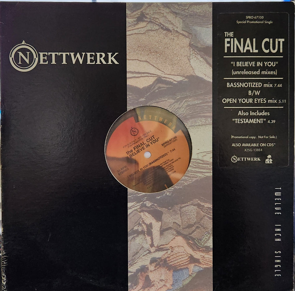 The Final Cut - I Believe In You '92 US Promo