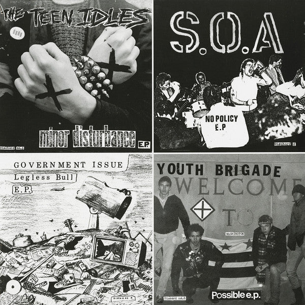 Teen Idles/SOA/Government Issue/Youth Brigade - Four Old Seven Inches