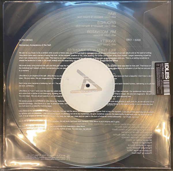 Idles - Ultra Mono [Limited Edition, Numbered, Mono, Clear]