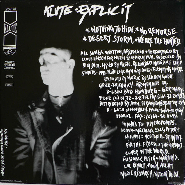 Klute - Explicit ['91 German Zoth Ommog]