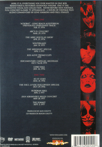 Kiss  - Kissology: The Ultimate Kiss Collection Vol. 1 1974-1977