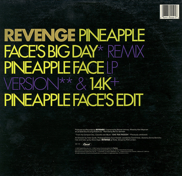 Revenge - Pineapple Face '90 US