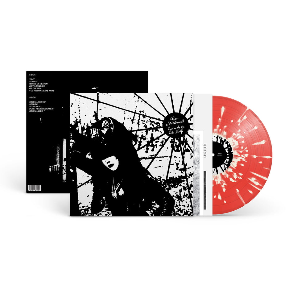 Rose McDowall - Cut With The Cake Knife [Red with Bone White Splatter]