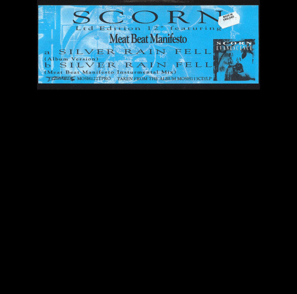 Scorn feat Meat Beat Manifesto - Silver Rain Fell ['94 UK Limited Promo]