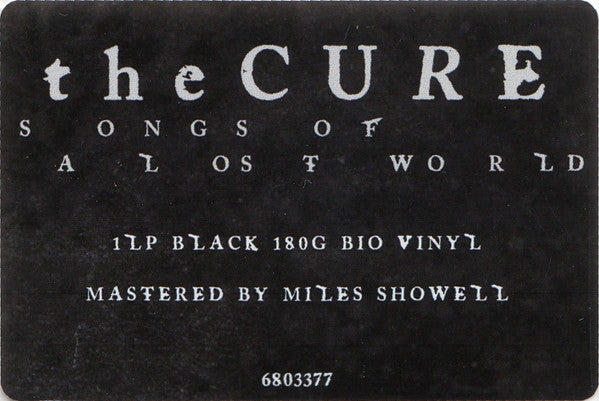 The Cure - Songs Of A Lost World