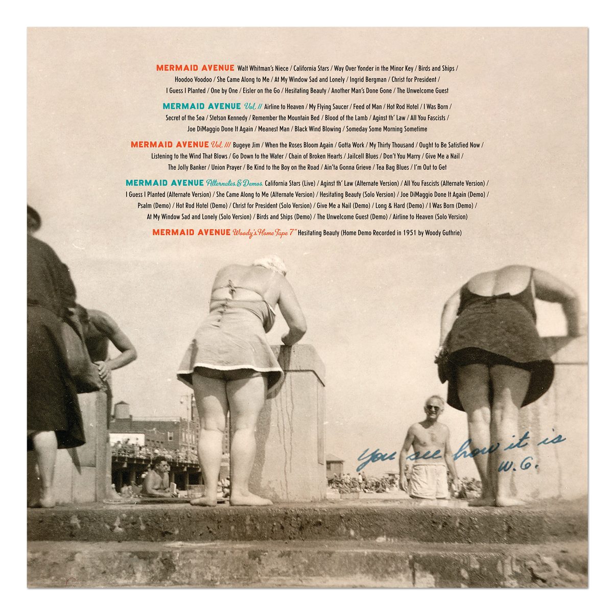Billy Bragg & Wilco - Mermaid Avenue: The Complete Sessions box set back