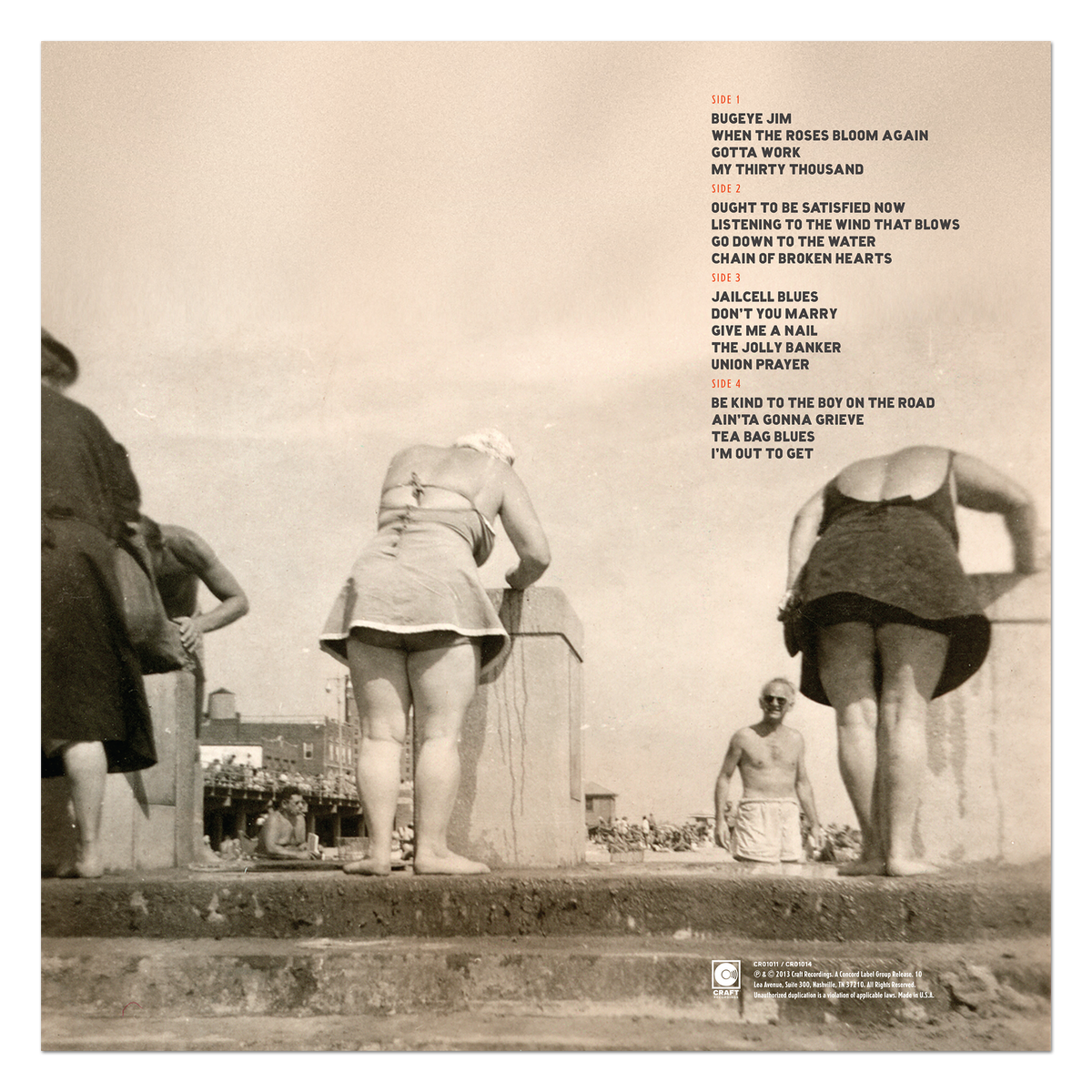 Billy Bragg & Wilco - Mermaid Avenue Vol. III back cover